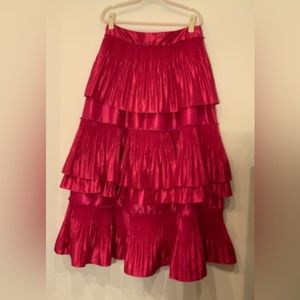 Anthropologie Taffeta Skirt